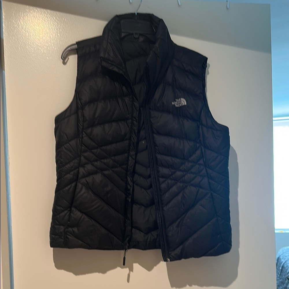 The North Face Black Quilted Down Vest
